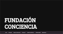 Desktop Screenshot of fundacionconciencia.com