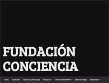 Tablet Screenshot of fundacionconciencia.com